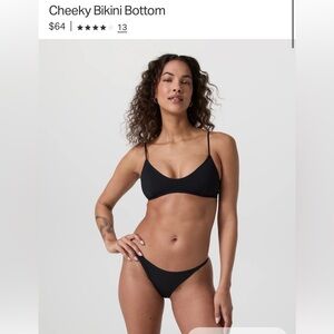 NWT VUORI BLACK BIKINI BOTTOM